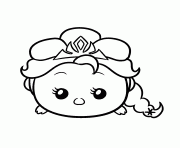 Coloriage tsum tsum reine des neiges elsa disney