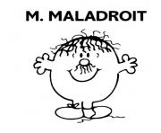 Coloriage monsieur madame maladroit