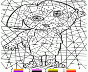 Coloriage magique maternelle facile dora exploratrice