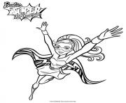 Coloriage barbie princesse kara super princesse