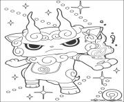 Coloriage mega komasan yokai watch 2