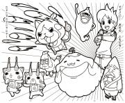 Coloriage name youkai watch 2 sketch