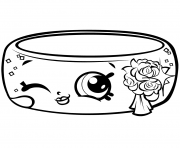 Coloriage saison 7 Precious Shopkin Wedding Ring Andy Bandy Shopville