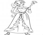 Coloriage princesse elena avalor