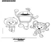 Coloriage les umizoomi sont heureux