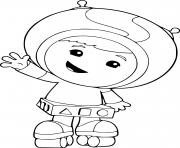 Coloriage umizoomi geo patine