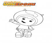 Coloriage umizoomi te fait un salut