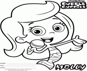 Coloriage Molly Bubble Guppies