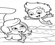 Coloriage Bubble Guppies Printable 7