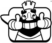 Coloriage clash royale clash mini logo