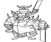 Coloriage clash royale pekka clash of clans