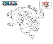 Coloriage coloriage onepiece chopper bondit