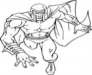 Coloriage Erik Magnus Lensherr est Magneto X Men