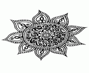 Coloriage mandala soleil vacance vacance ete