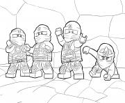 Coloriage LEGO Ninjago Zukin Ninjas