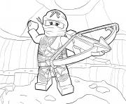 Coloriage LEGO Ninjago Skylor in Zukin Gi