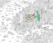 Coloriage new york city xxl