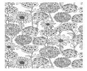 Coloriage xxl fleurs tulipes plantes