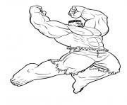 Coloriage hulk ami de flash super heros