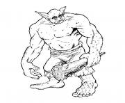 Coloriage grand ogre