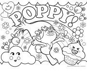 Coloriage trolls poppy dreamworks