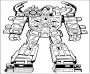 Coloriage power ranger robot