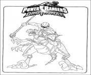 Coloriage power rangers s dino thunder