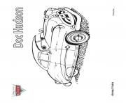 Coloriage doc hudson cars disney