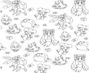 Coloriage pokemon glaces adulte par art therapie