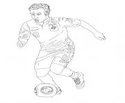 Coloriage matthieu valbuena joueur de foot France