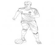 Coloriage john terry joueur de foot