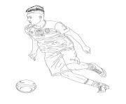 Coloriage stephan el shaarawy joueur de foot