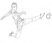 Coloriage james rodrigez joueurde foot