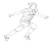 Coloriage zlatan ibrahimovic psg paris