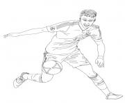 Coloriage marco reus joueur de foot