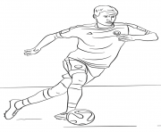 Coloriage thomas muller foot football