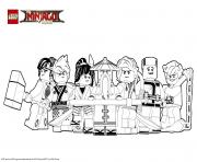 Coloriage lego ninjago le film gentils ninjagos