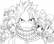 Coloriage fairy tail le film