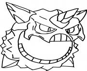 Coloriage mega oniglali pokemon