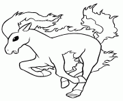 Coloriage cheval pokemon