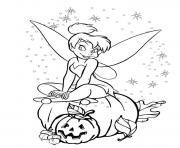 Coloriage fee disney halloween