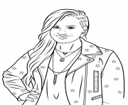 Coloriage demi lovato celebrite star