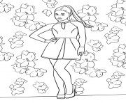 Coloriage ariana grande celebrite star