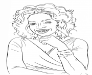 Coloriage oprah winfrey celebrite star