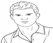 Coloriage taylor lautner