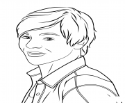 Coloriage austin moon celebrite star