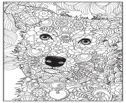 Coloriage chien border collie adulte animaux