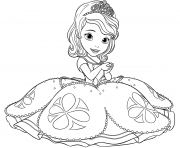 Coloriage princesse sofia