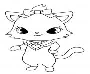 Coloriage Jewelpet Diana