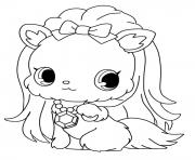 Coloriage Jewelpet Topaz